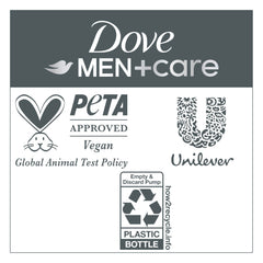 Dove Men+Care mentol refrescante: sensación fresca para el aclarado y peinado.