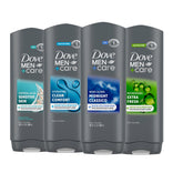 DOVE MEN + CARE sensitive skin bottle for daily moisture protection.