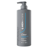 Botella de Dove Men+Care Shampoo 18oz para hidratación y limpieza