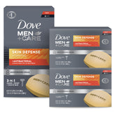 Dove Men+Care Skin Defense pack of 14 for daily antibacterial cleansing.
