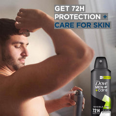 Dove Men+Care moisturizer technology keeps underarms comfortable while delivering a fresh scent.