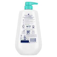 Dove Moisture Renew blend ingredients closeup highlights skin-friendly nourishment.