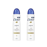 Dove Original desodorante en aerosol 48h para axilas frescas y suaves.