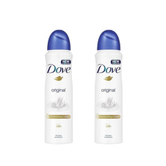 Dove Original desodorante en aerosol 48h para axilas frescas y suaves.