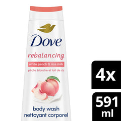Dove Rebalancing lather shows luxurious foam for a refreshing wash