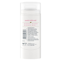 Dove Rose Mist application shows smooth glide and a clean, residue-free finish.