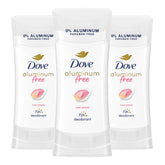 Dove Rose Petals 0% Aluminum deodorant stick for gentle daily protection.