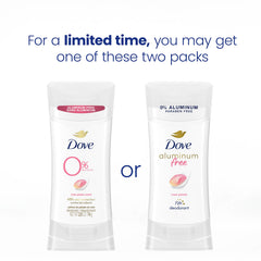 Dove Rose Petals deodorant shows 48-hour odor protection and fresh scent.