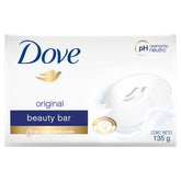Dove Soap Original bar front view, gentle daily cleanse.