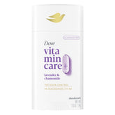 Dove VitaminCare+ Lavanda y Camomila, desodorante en barra con protección duradera.