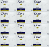 Dove White Cream Bar pack-12 with wrapped bars for daily cleansing.