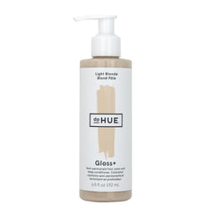 dpHUE Gloss+ Light Blonde bottle ready to refresh warm toned blondes with shine