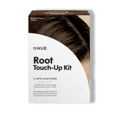 dpHUE Root Touch-Up Kit Medium Brown box open showing compact kit for convenient at-home use