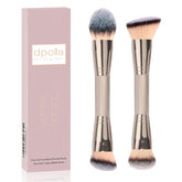 dpolla foundation brush dual-ended for smooth foundation application and even coverage.