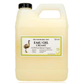 Dr Adorable Creamy Emu Oil bottle pour for smooth skin hydration.