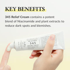 Dr.Althea 345 Relief Cream closeup texture highlights layered nutrients for calm skin.