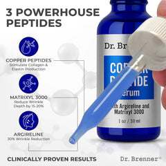 Dr. Brenner serum texture on skin shows fast absorption