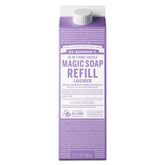 Dr. Bronner's Lavanda: botella para vertido y espuma suave para la piel
