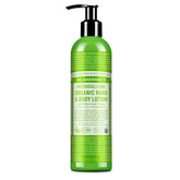 Dr. Bronner's Loción Orgánica Patchouli Lima: botella de 8 onzas lista para hidratación suave.
