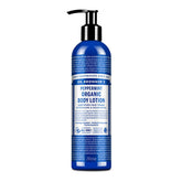 Dr. Bronner's loción de menta para manos y cuerpo, botella reciclada, hidratación suave.