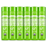 Dr. Bronner’s Organic Lip Balm Lemon Lime tubes for hydrating lip care