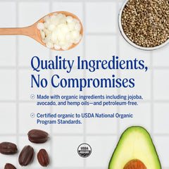 dr bronners ingredients beeswax jojoba avocado hemp for moisturized lips