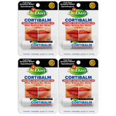 Dr. Dan's Cortibalm 4-pack box front illustrating a lip relief kit