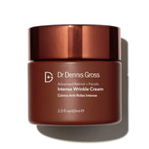 Dr Dennis Gross Advanced Retinol Ferulic jar close-up highlights creamy texture and hydration