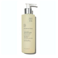 Dr Dennis Gross Alpha Beta Cleanser bottle pour for refreshing daily cleanse and makeup removal.