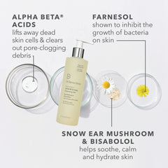 Dr Dennis Gross Alpha Beta Cleanser foaming lather delivering thorough cleansing.