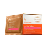 Dr Dennis Gross Glow Pad body towelette packfront, convenient for on-the-go tanning