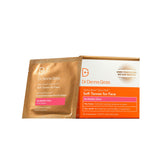 Dr Dennis Gross Glow Pad Face towelette closeup showing texture for a radiant sunless glow.