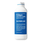 DR.FORHAIR Folligen deep clean cooling shampoo bottle shows refreshing scalp cleansing.