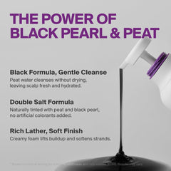 Close-up shows DR.FORHAIR Folligen Silk Shampoo foam lifting roots