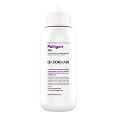 DR.FORHAIR Folligen Silk Treatment bottle front for premium scalp and hair care.