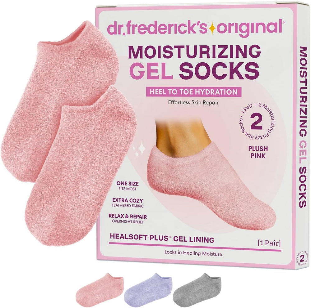 Dr. Frederick's Original calcetines gel hidratantes para pie, confort diario.