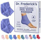 Calcetines Dr. Frederick's Original con textura suave para pies hidratados.