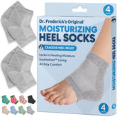 Dr. Frederick's Original calcetines talones secos proporcionan alivio suave y reparación nocturna.