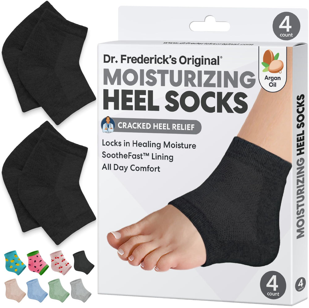 Dr. Frederick's Original medias talones hidratantes para suavizar la piel