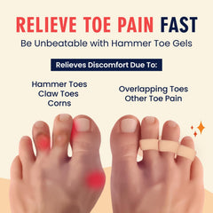 Dr. Frederick's Original soft gel toe cushions reduce friction during daily wear.