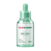 Dr. G R.E.D. blemish clear serum bottle for long-lasting hydration.