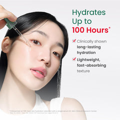 Dr. G R.E.D. serum pump dispense highlighting fast absorption.
