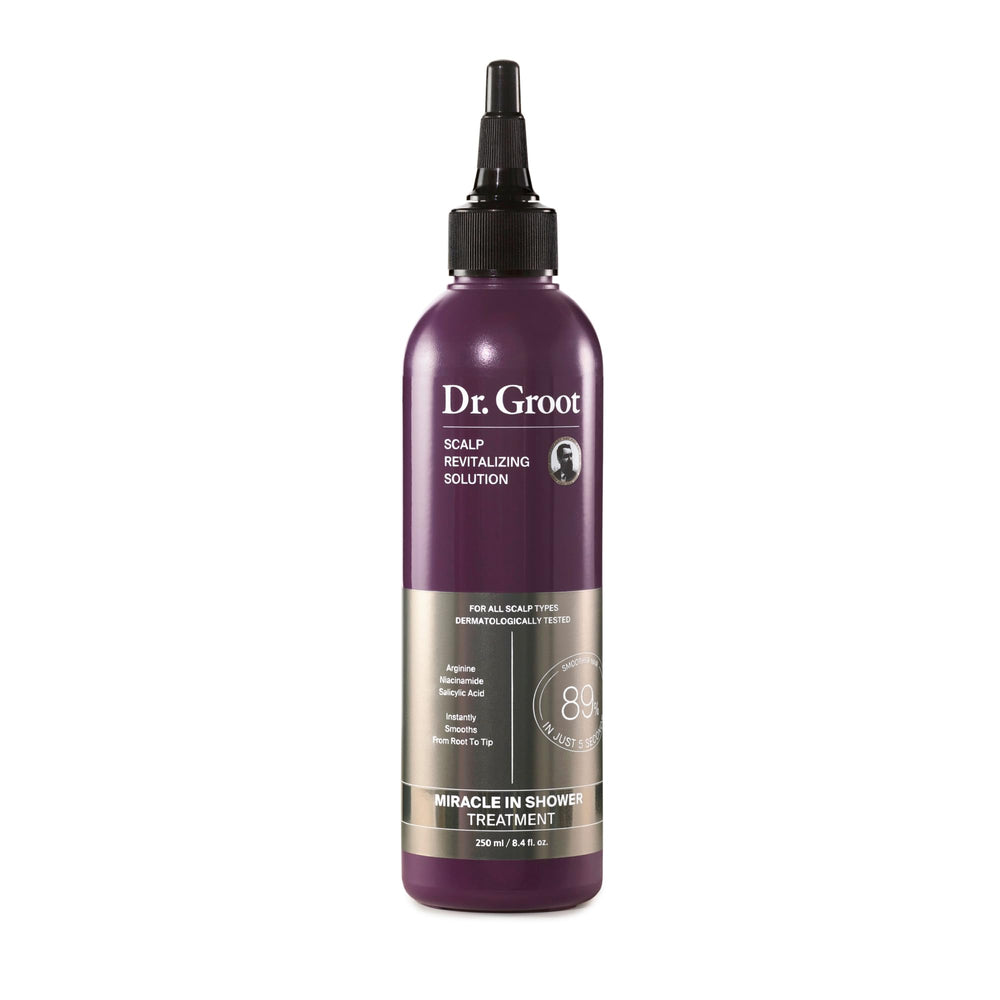 Dr. Groot Miracle in Shower bottle for scalp hydration in seconds