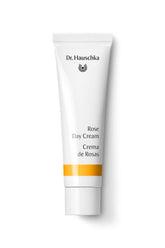 Dr Hauschka Rose Day Cream jar closeup showing rich texture for soothing, balanced skin