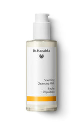 Dr. Hauschka soothing cleansing milk bottle for gentle cleansing across skin types.