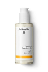 Dr. Hauschka soothing cleansing milk bottle for gentle cleansing across skin types.