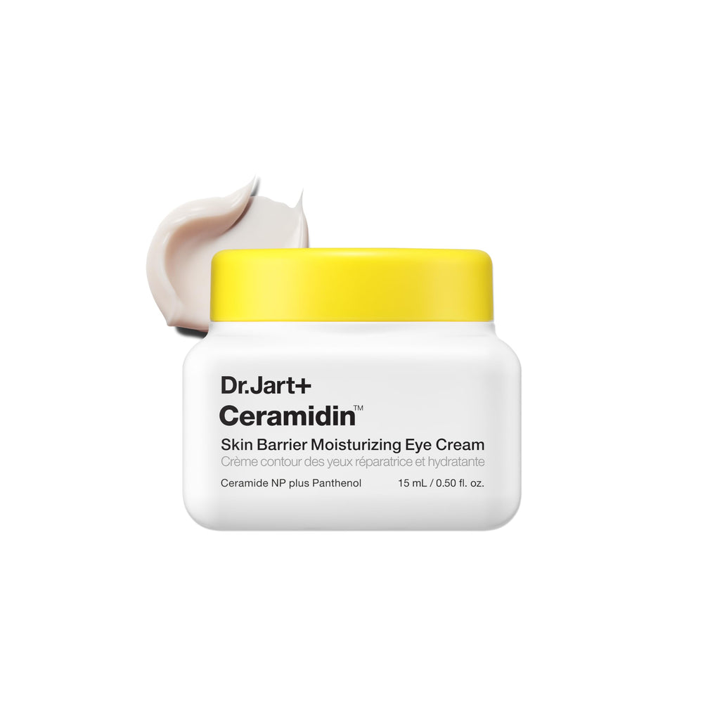 Dr.Jart+ Ceramidin under eye cream jar closeup with moisture