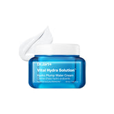 Dr.Jart+ Vital Hydra Solution Water Cream bottle glow demonstrates hydrating formula.