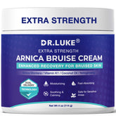 Dr. Luke Arnica Bruise Cream jar for quick at-home bruise relief and soothing care.