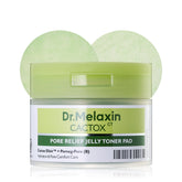 Dr. Melaxin Cactox discos gel para poros, sensación refrescante e hidratación suave.